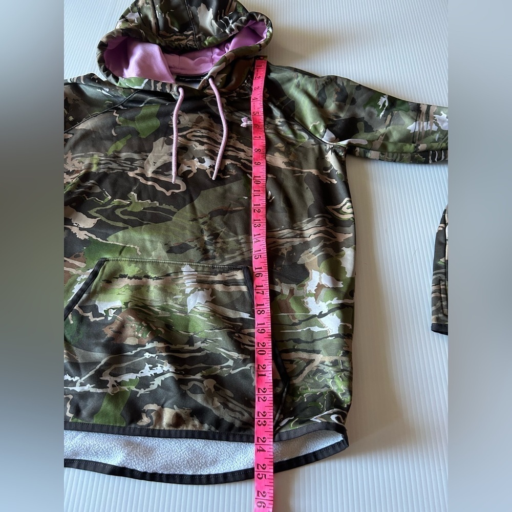 Under Armour Camouflage Hoodie with Pink Interior - Picture 5 of 6